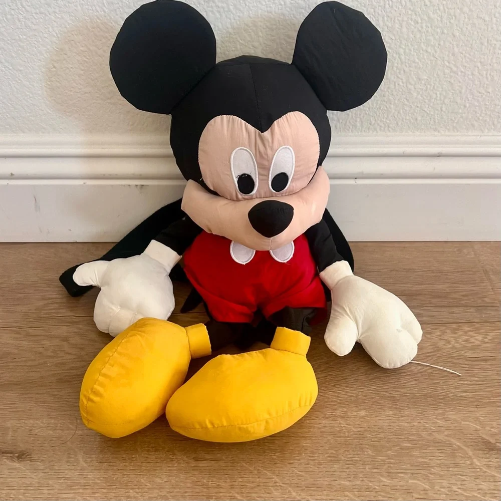 Disney Baby Mickey Mouse Plush Stuffed Animal Zara Baby Backpack‎